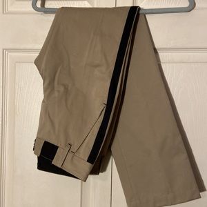 Raer Khaki Cotton Canvas Side Straps sz 26 Italy